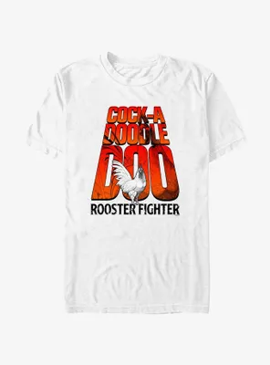 Rooster Fighter Cock-A-Doodle-Doo Logo T-Shirt