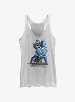 Ghost the Shell Motoko Tachikoma Pose Womens Tank Top