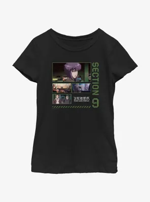 Ghost the Shell Section 9 Collage Youth Girls T-Shirt