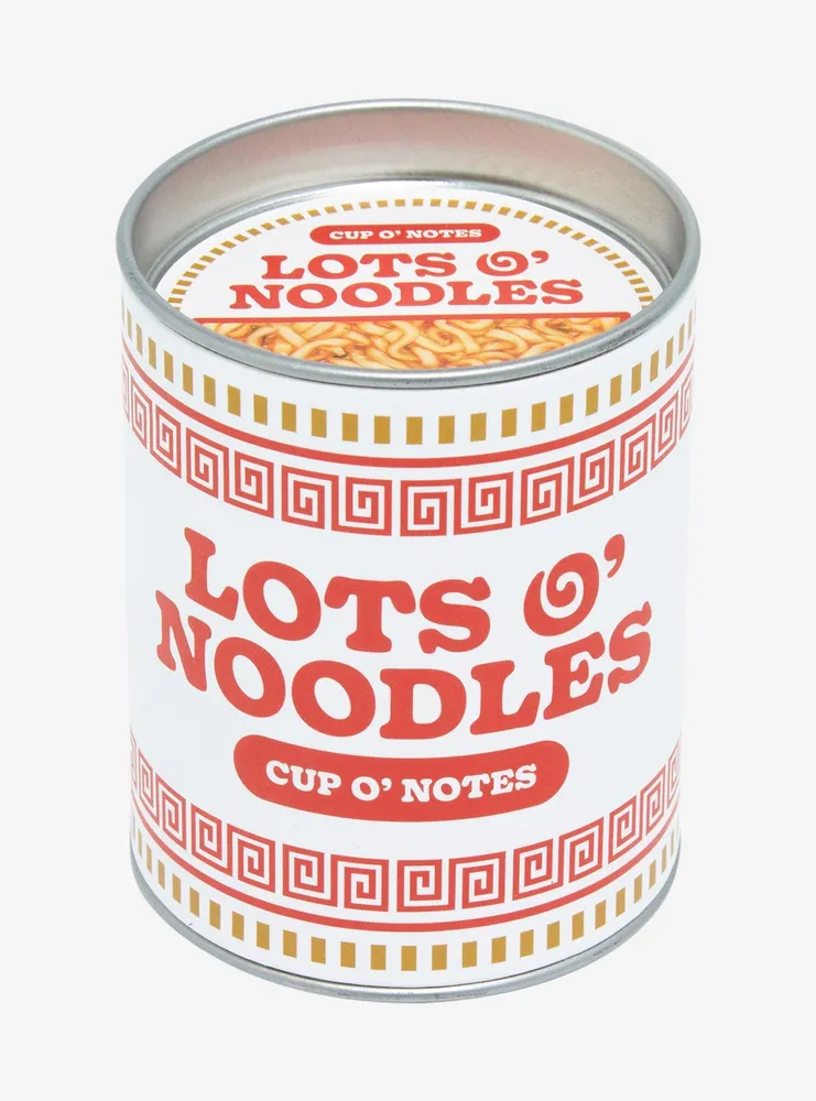 Fred Roll o’ Notes Lots o’ Noodles Cup o’ Notes Sticky Note Roll