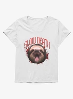 Sloth Slow Death Girls T-Shirt Plus