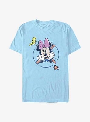 Disney Minnie Mouse Floating On The Sea T-Shirt