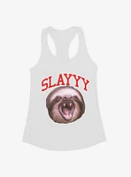 Sloth Slayyy Girls Tank