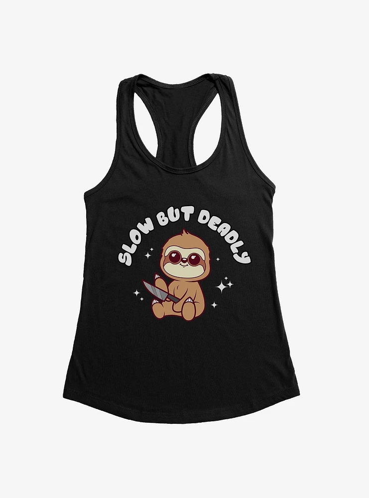 Sloth Slow But Deadly Girls Tank