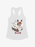 Studio Ghibli Princess Mononoke Wolf Womens Tank Top