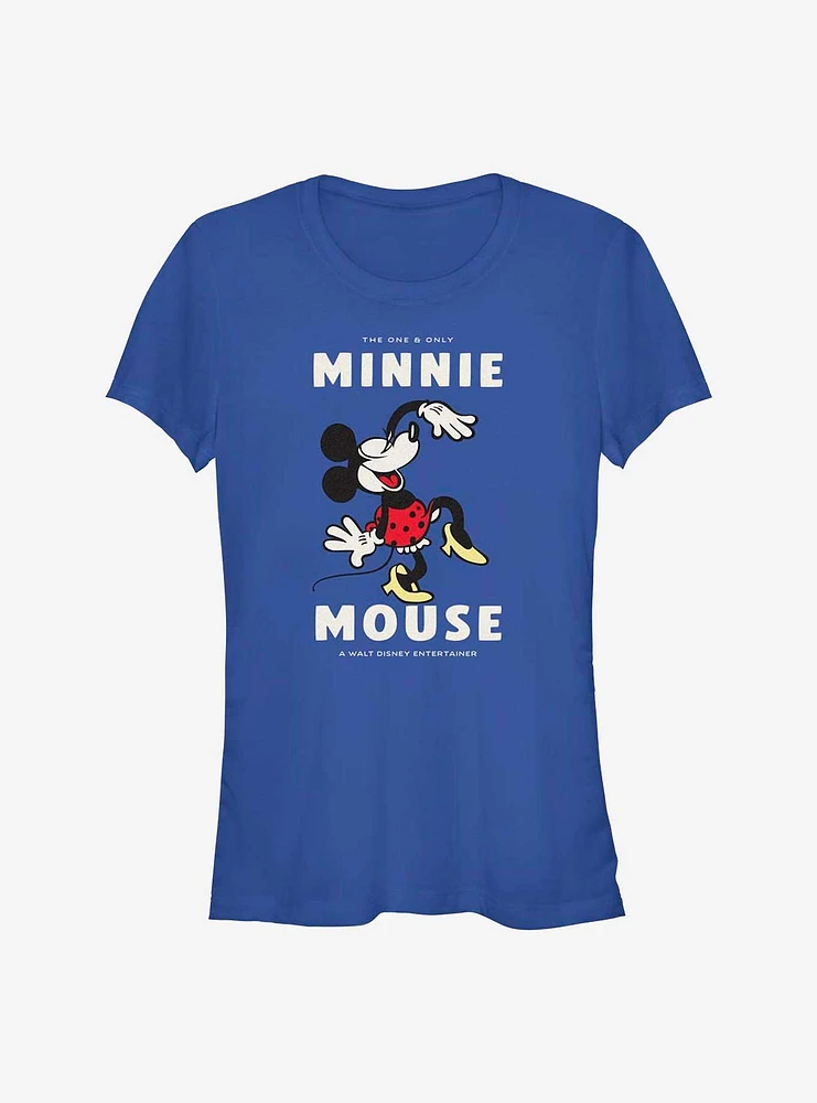 Disney100 Entertainer Minnie Mouse Girls T-Shirt