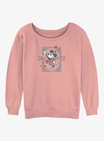 Disney100 Yoo Hoo Minnie Mouse Girls Slouchy Sweatshirt