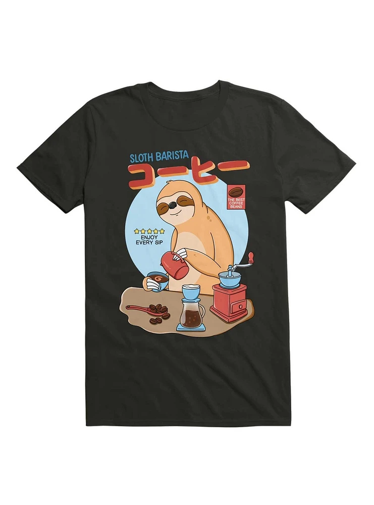 Sloth Barista T-Shirt