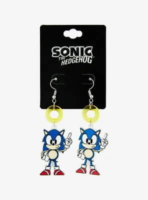 Sonic The Hedgehog Sonic Gold Rings Earrings