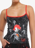 Ruby Gloom Carousel Grey Wash Girls Cami