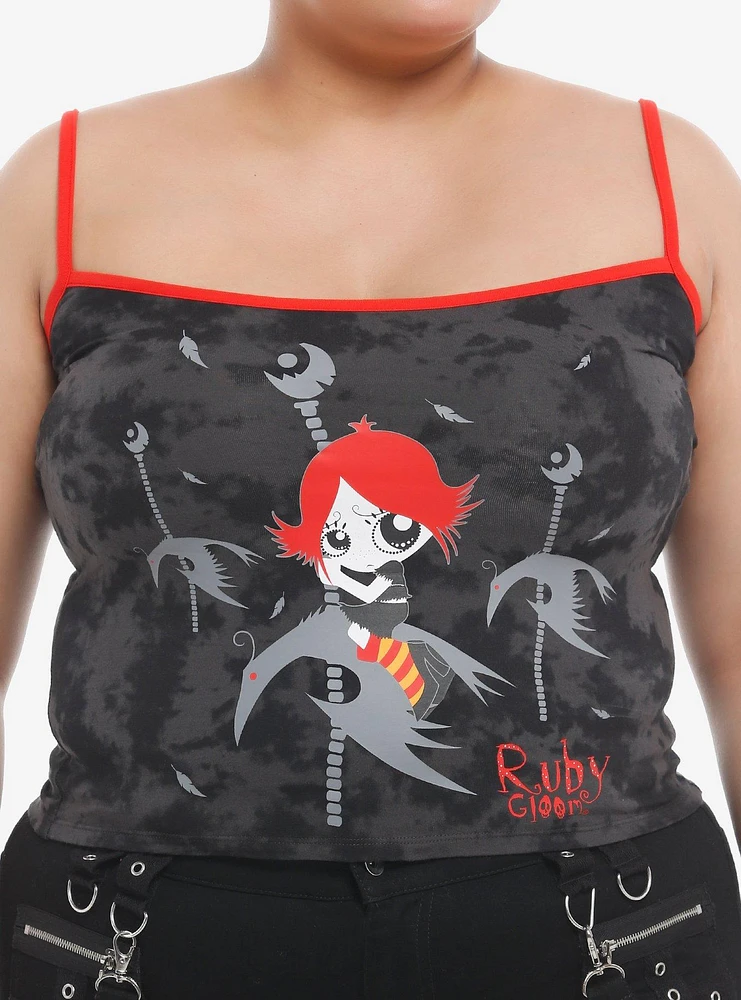 Ruby Gloom Carousel Grey Wash Girls Cami Plus