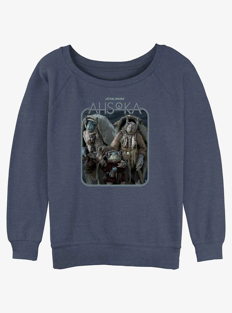 Star Wars Ahsoka The Noti Girls Slouchy Sweatshirt