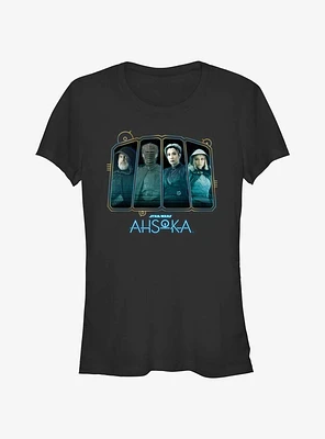 Star Wars Ahsoka Villain Panels Girls T-Shirt
