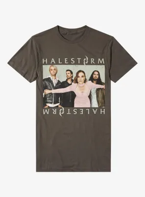 Halestorm Group Boyfriend Fit Girls T-Shirt