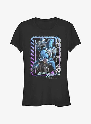 Ghost the Shell Section 9 Motoko Kusanagi Girls T-Shirt