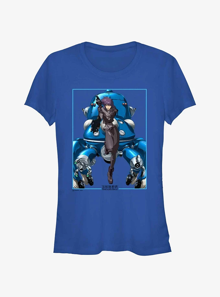 Ghost the Shell Motoko Guns Tachikoma Poster Girls T-Shirt