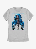 Ghost the Shell Motoko Guns Tachikoma Poster Womens T-Shirt