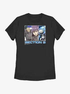 Ghost the Shell Section 9 Team Womens T-Shirt