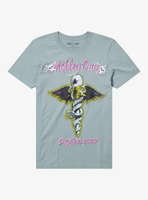 Motley Crue Dr. Feelgood Boyfriend Fit Girls T-Shirt
