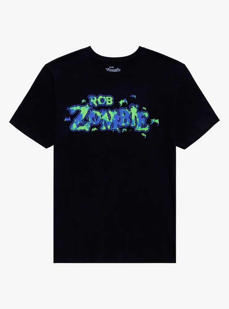 Rob Zombie Bats Logo Boyfriend Fit Girls T-Shirt