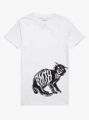 Bring Me The Horizon Black Cat Boyfriend Fit Girls T-Shirt