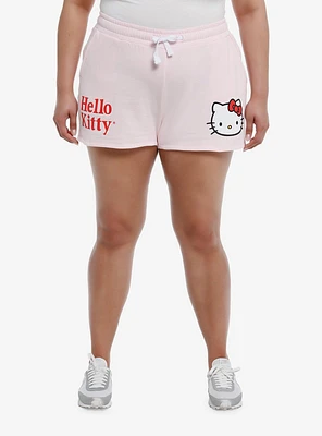 Hello Kitty Face Girls Lounge Shorts Plus