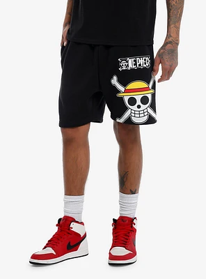 One Piece Straw Hats Jolly Roger Shorts