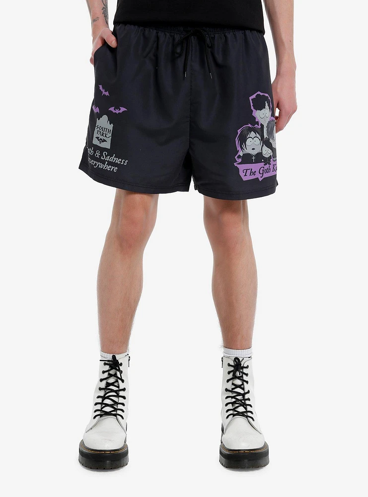 South Park Goth Kids Nylon Shorts