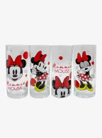 Disney Minnie Mouse Red Polka Dot Glass Set