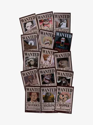 One Piece Wanted Dead or Alive Character Blind Box Posters