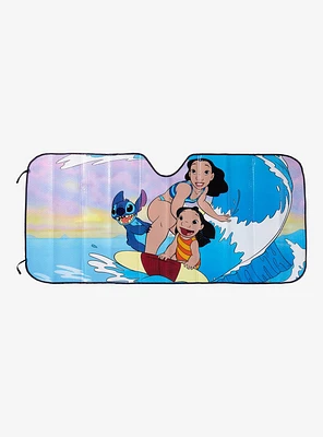 Disney Lilo & Stitch Hawaiian Roller Coaster Ride Sunshade — BoxLunch Exclusive