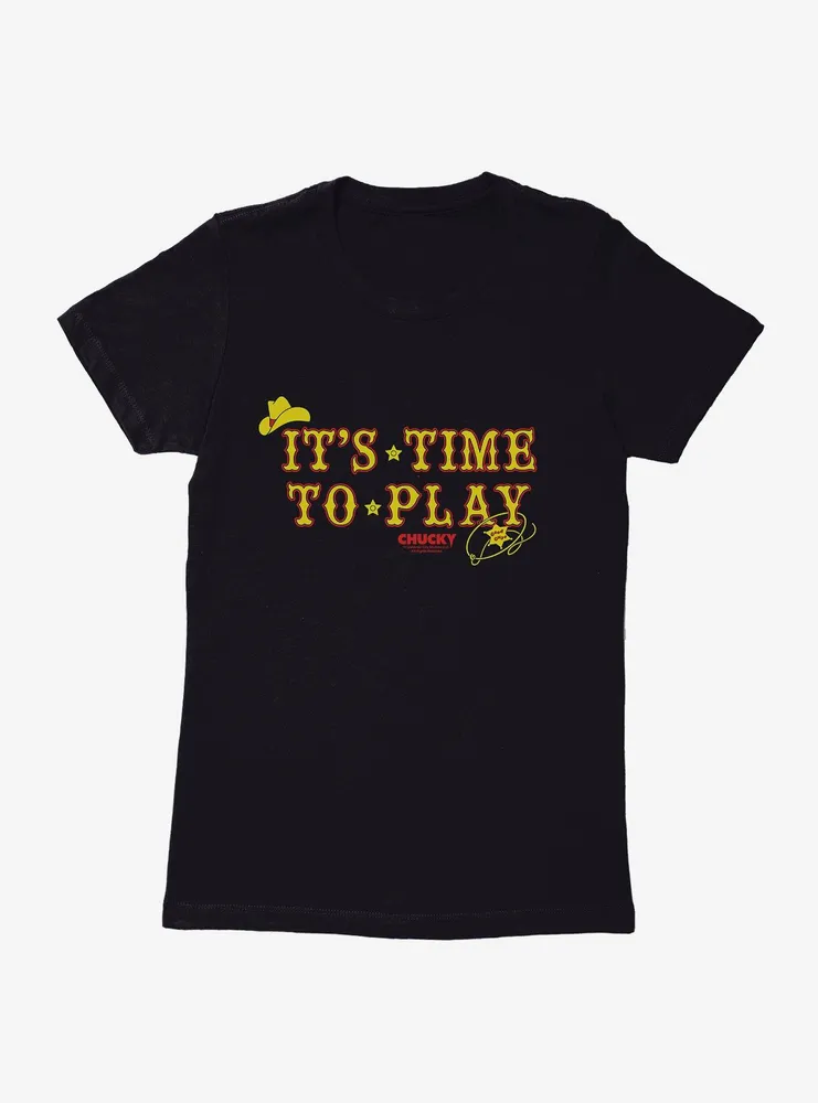 Chucky TV Series It's Time To Play Womens T-Shirt