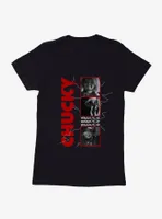 Chucky TV Series Wanna Play Panels Womens T-Shirt