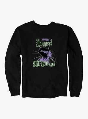 Bride Of Frankenstein Danger High Bolt-age Sweatshirt