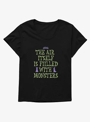 Bride Of Frankenstein Air Filled With Monsters Girls T-Shirt Plus