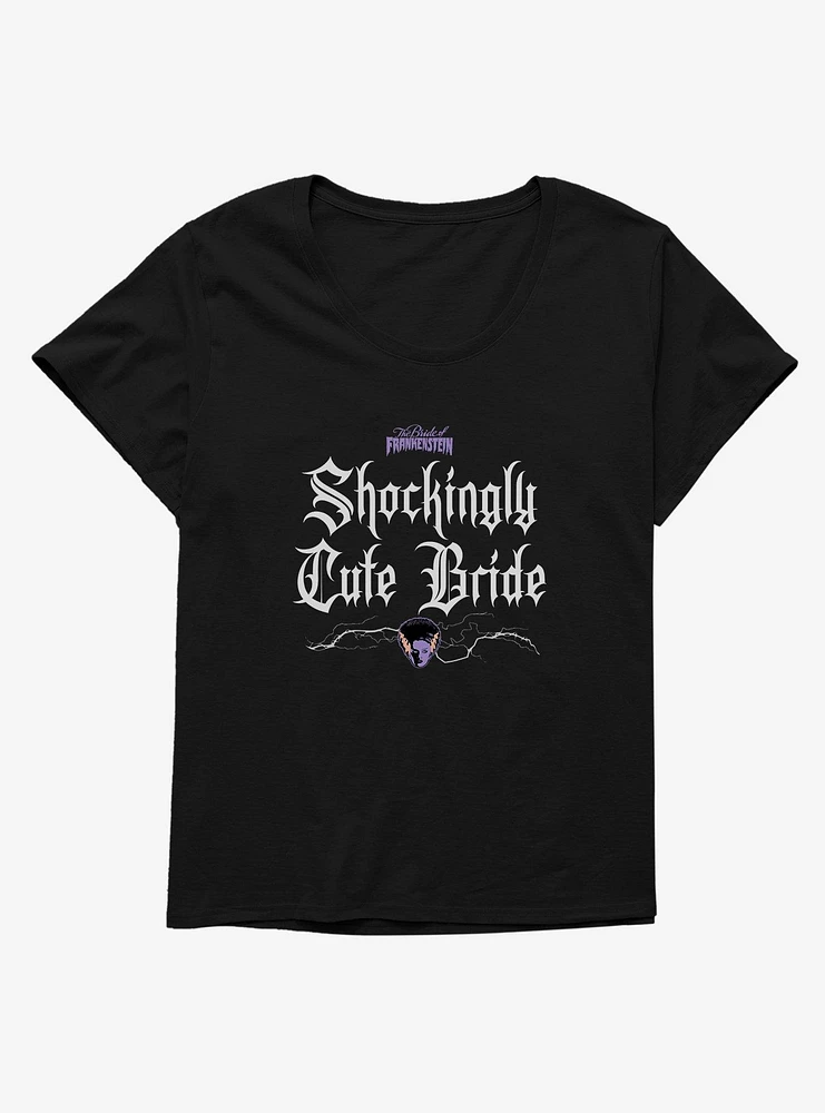 Bride Of Frankenstein Shockingly Cute Girls T-Shirt Plus