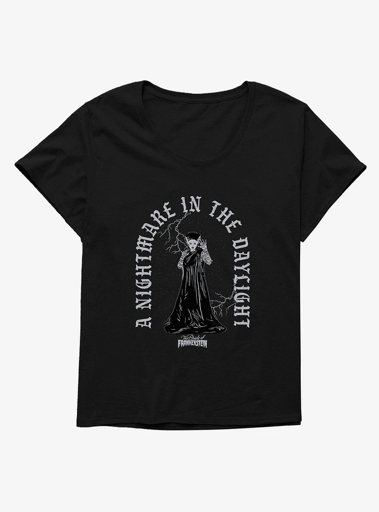 Bride Of Frankenstein Nightmare Daylight Girls T-Shirt Plus