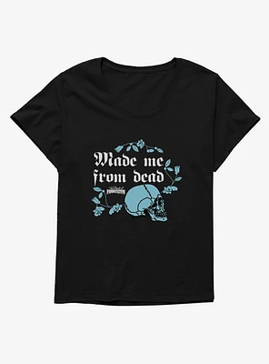 Bride Of Frankenstein Made Me From Dead Skull Girls T-Shirt Plus
