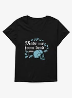 Bride Of Frankenstein Made Me From Dead Skull Girls T-Shirt Plus