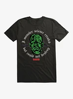 Universal Monsters Frankenstein A Monster Science T-Shirt