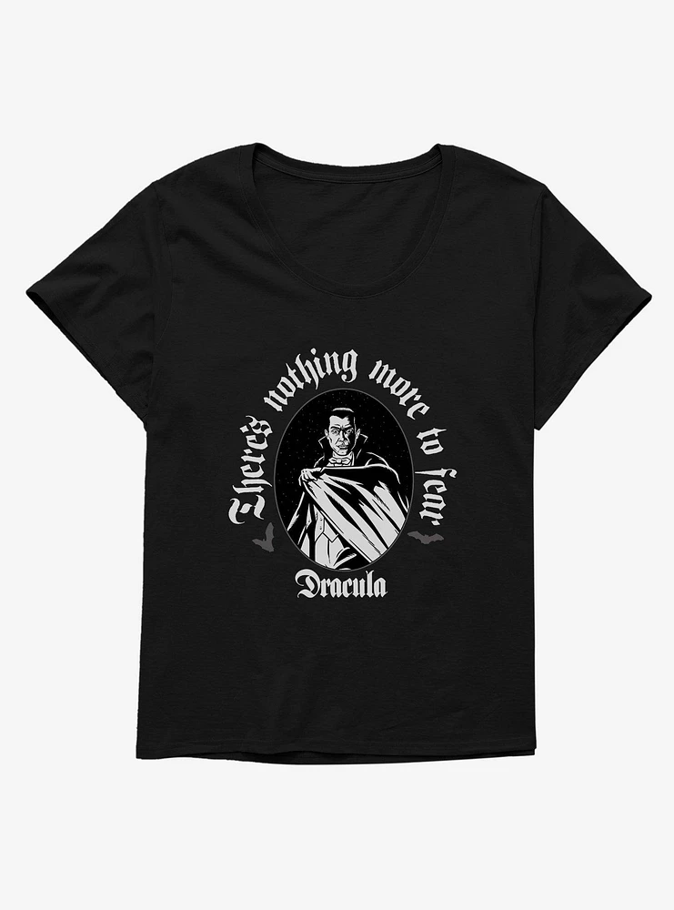 Universal Monsters Dracula There's Nothing More To Fear Girls T-Shirt Plus