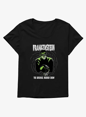 Universal Monsters Frankenstein The Original Horror Show Girls T-Shirt Plus