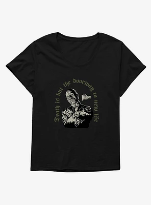 Universal Monsters The Mummy Death Is  A Doorway Girls T-Shirt Plus