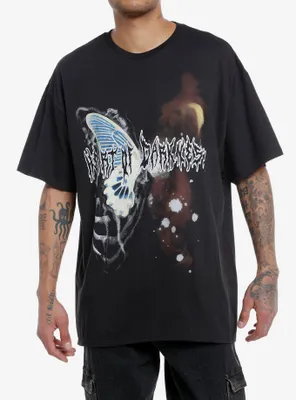 Social Collision® Heart Of Darkness Oversized T-Shirt