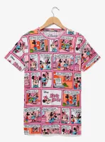 Cakeworthy Disney Minnie Mouse Comic Panels Allover Print Women's T-Shirt