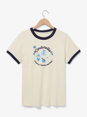 Her Universe Disney Cinderella Icons Ringer Women's T-Shirt - BoxLunch Exclusive
