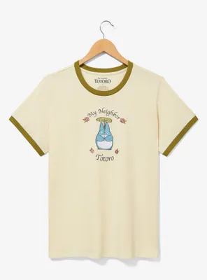 Her Universe Studio Ghibli My Neighbor Totoro Women's Plus Ringer T-Shirt — BoxLunch Exclusive