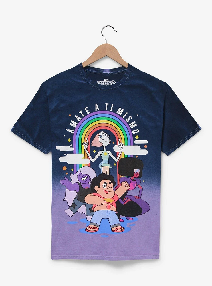 Steven Universe Crystal Gems Group Portrait Split Dye T-Shirt - BoxLunch Exclusive