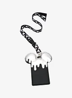 Disney100 Mickey Mouse Metallic Drip Lanyard & Cardholder