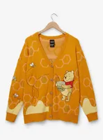 Disney Winnie the Pooh Honeycomb Bear Women's Plus Cardigan - BoxLunch Exclusive